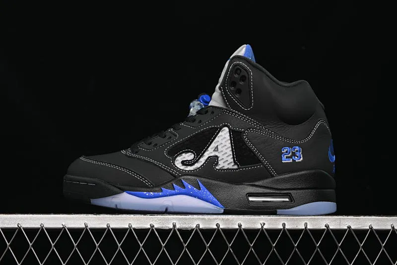 All categories Air Jordan Jordan series basketball shoes Air Jordan 5 OG version Awake NY x Air Jordan 5 "Black Metallic" AJ5 Joe 5 joint model black and gray DV4982-004